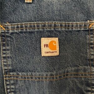 Carhartt Men's Blue Relaxed Jeans Fire Resistant